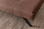 Atelier Del Sofa Zola - Sofá Cama de 3 Plazas Marrón